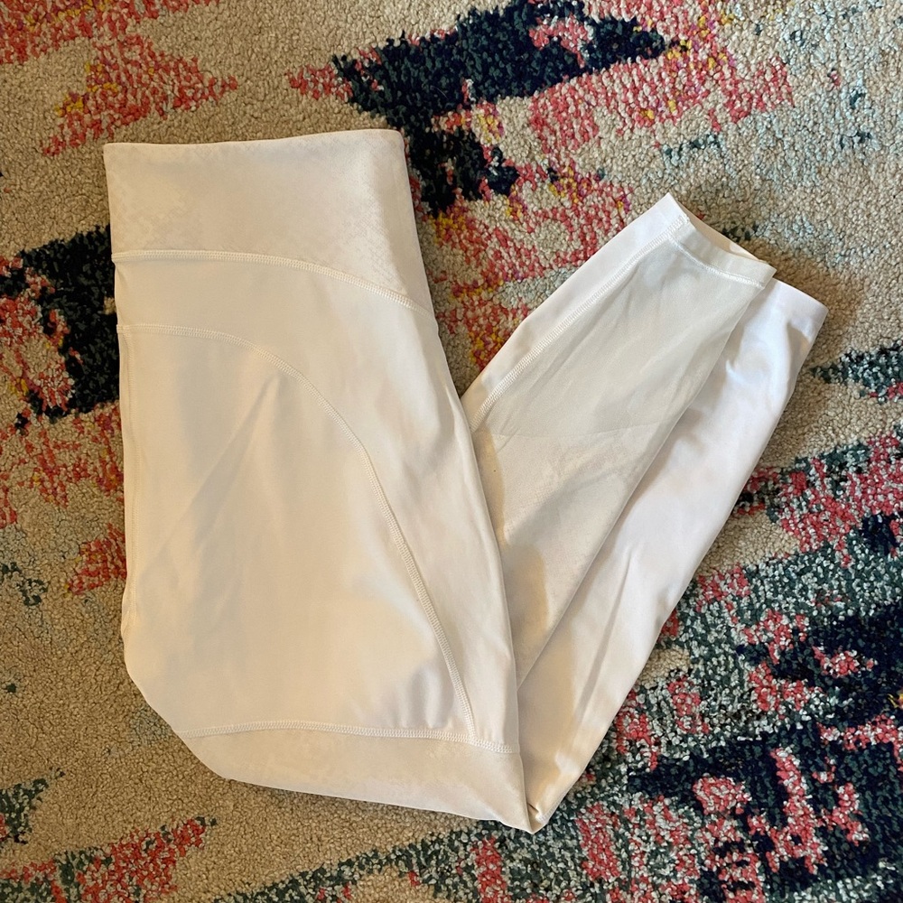 Athleta White High-Waist Leggings